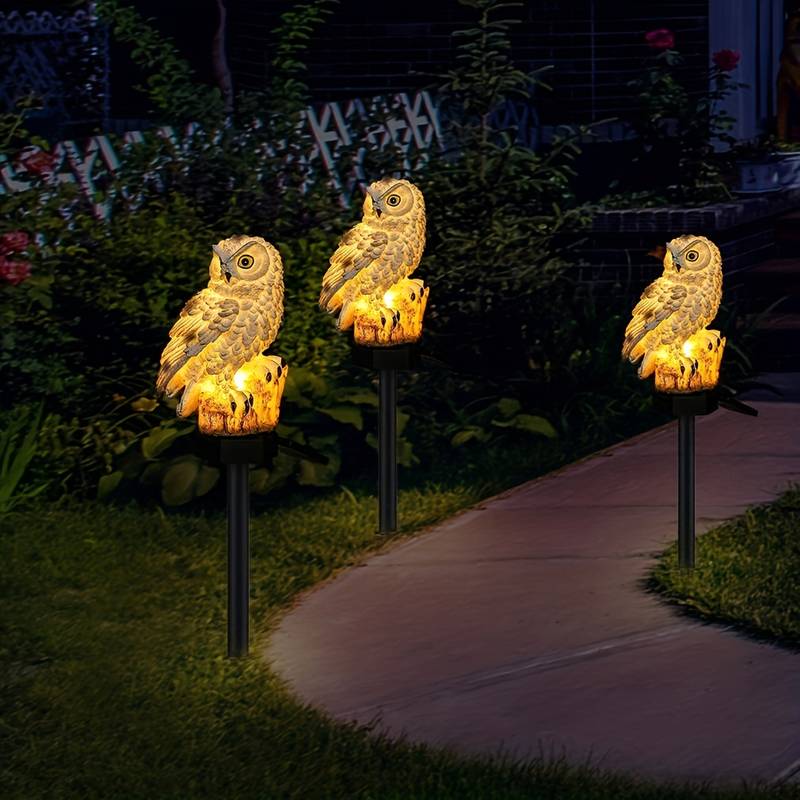 Eule glühen | Eule Solarlampe | Brehn