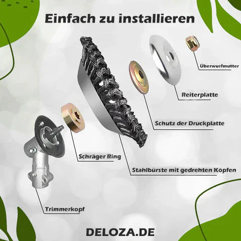 EasyTrimmer Unkrautentferner mit Metallköpfen | Brehn