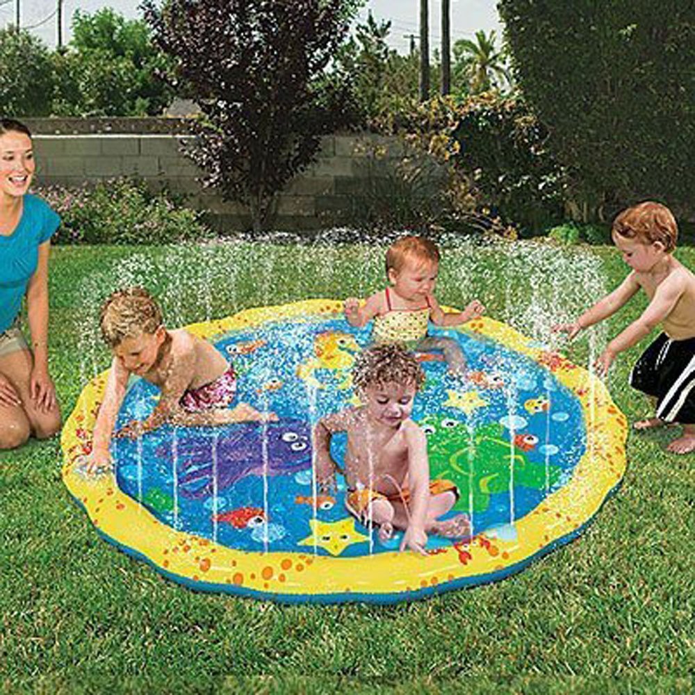 Unisex Spritzende Wasser-Spielmatte Brehn