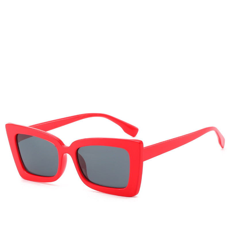 Damen Designer-Sonnenbrille mit modernem geometrischen Rahmen Brehn