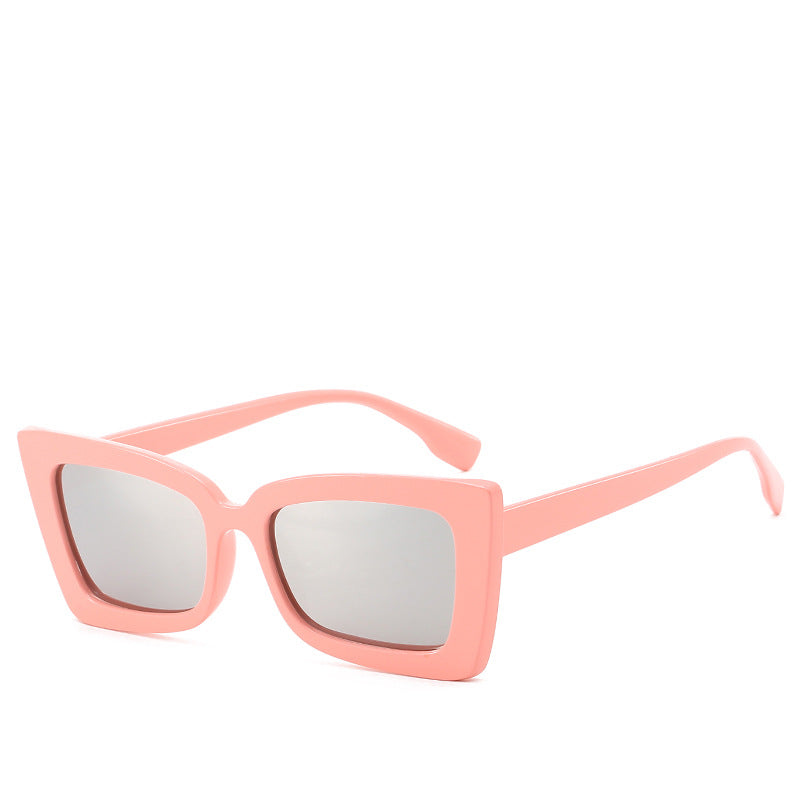 Damen Designer-Sonnenbrille mit modernem geometrischen Rahmen Brehn
