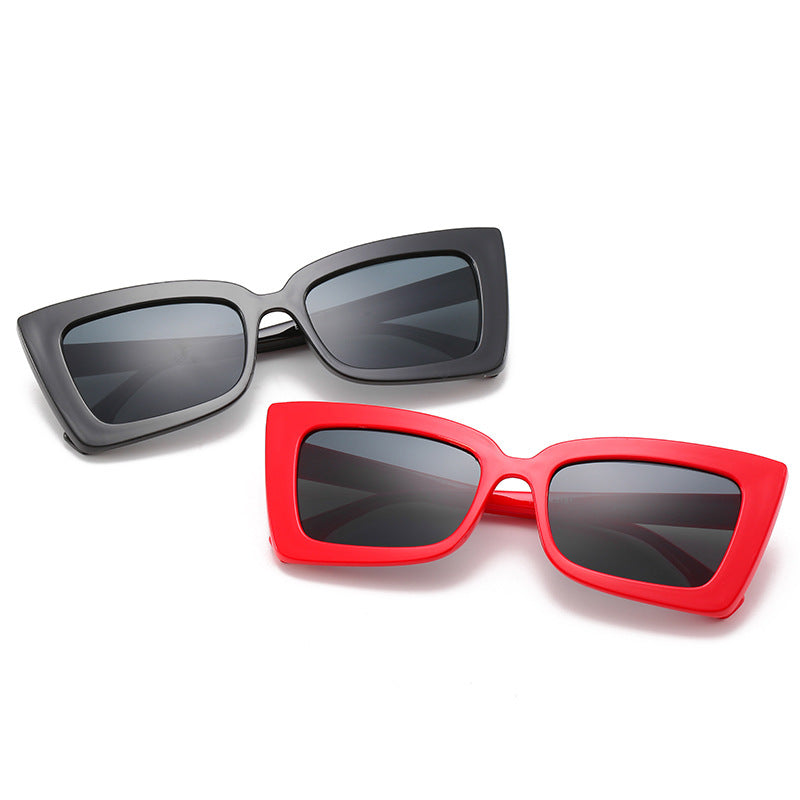 Damen Designer-Sonnenbrille mit modernem geometrischen Rahmen Brehn