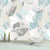 Brehn | Tropical Leaf Texture Wallpaper for Living Room Scandinavian Wall Art, Custom Made