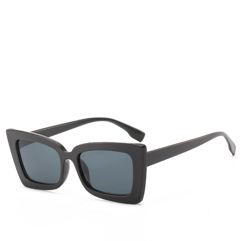 Damen Designer-Sonnenbrille mit modernem geometrischen Rahmen Brehn