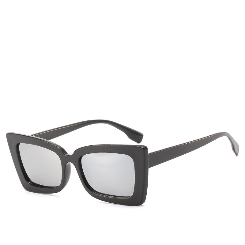 Damen Designer-Sonnenbrille mit modernem geometrischen Rahmen Brehn