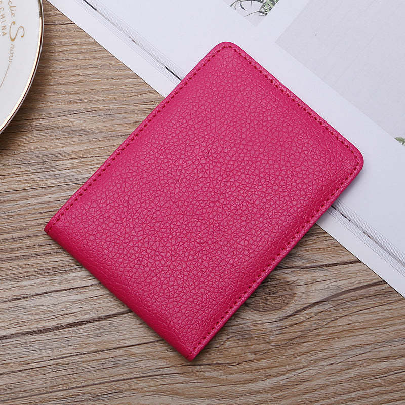 Eleganter Leder Kartenhalter