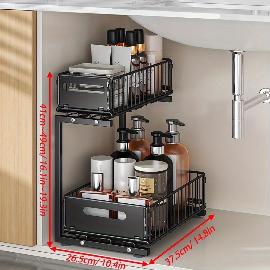 Ausziehbarer Unter-Schrank Organizer 2 Etagen | Brehn