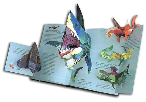 DinoWorld 3D-Pop-up-Buch | Prähistorische Dinosaurier & Seeungeheuer | Gebundene Ausgabe