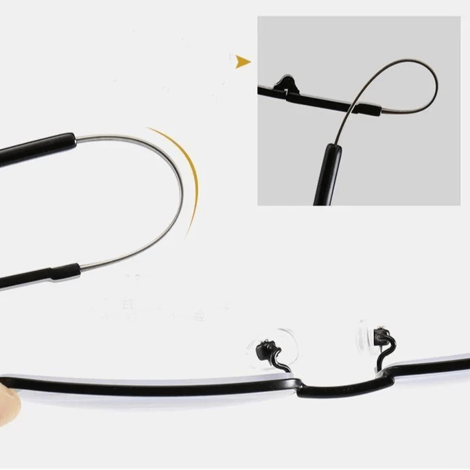 Neue Bifokal-Gleitsichtbrille mit Blaulichtfilter und ultraleichte Lesebrille
