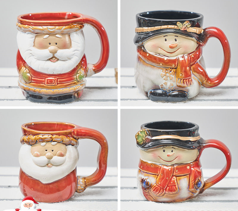 Brehn | Santa Schneemann Marker Keramische Frühstückstasse