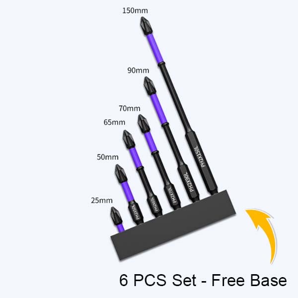 Ultimatives magnetisches Bit-Set (6-teilig)