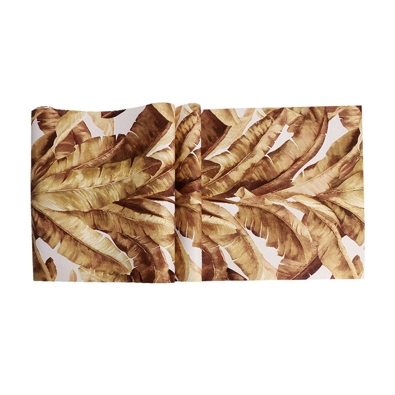 Brehn | Tropische Bananenblatt Wandbekleding für Akzentwand Zeitgenössische Tapete, 33' bei 20,5"