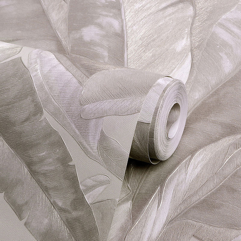 Brehn | Tropische Bananenblatt Wandbekleding für Akzentwand Zeitgenössische Tapete, 33' bei 20,5"