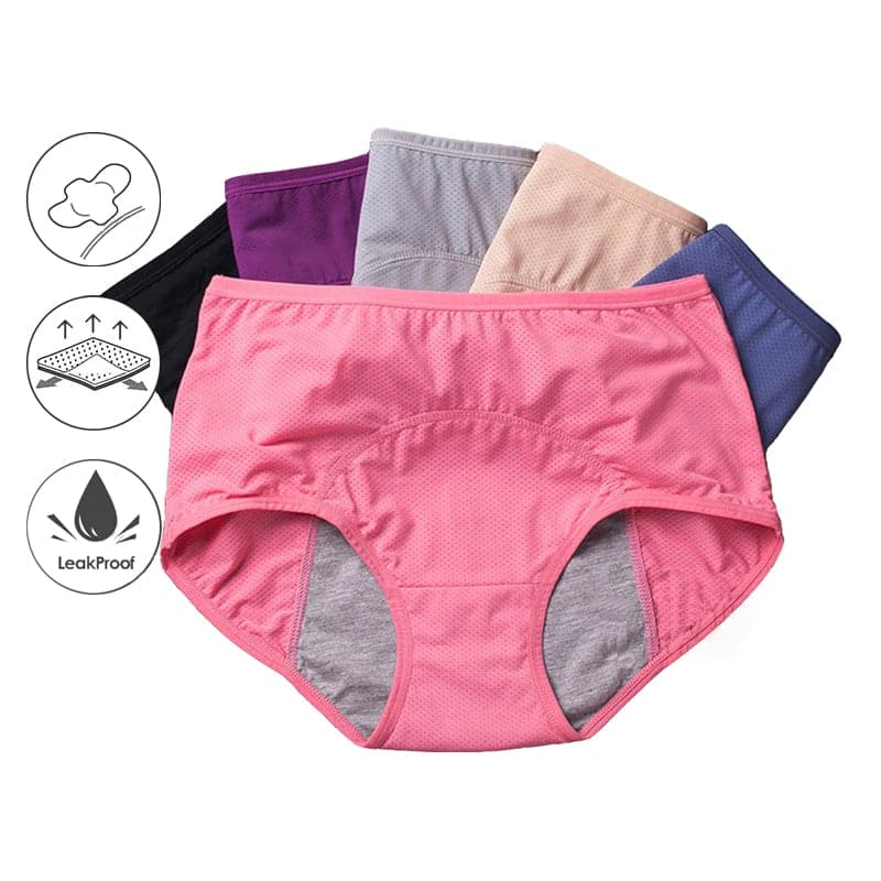 Brehn | LuxeFit Hochtailliertes auslaufsicheres Unterwäsche | Verbesserter Komfort und Stil mit einem Angebot: kaufe 5, bekomme 5 gratis!