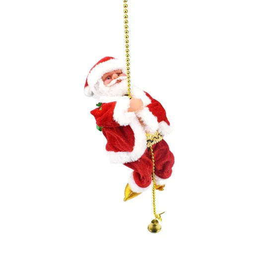 Kletternder Weihnachtsmann