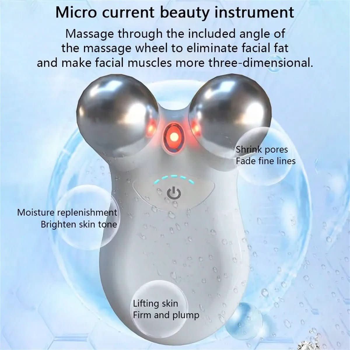 Professionelles Gesichtsmassagegerät mit Mikrostrom für straffere, glattere Haut