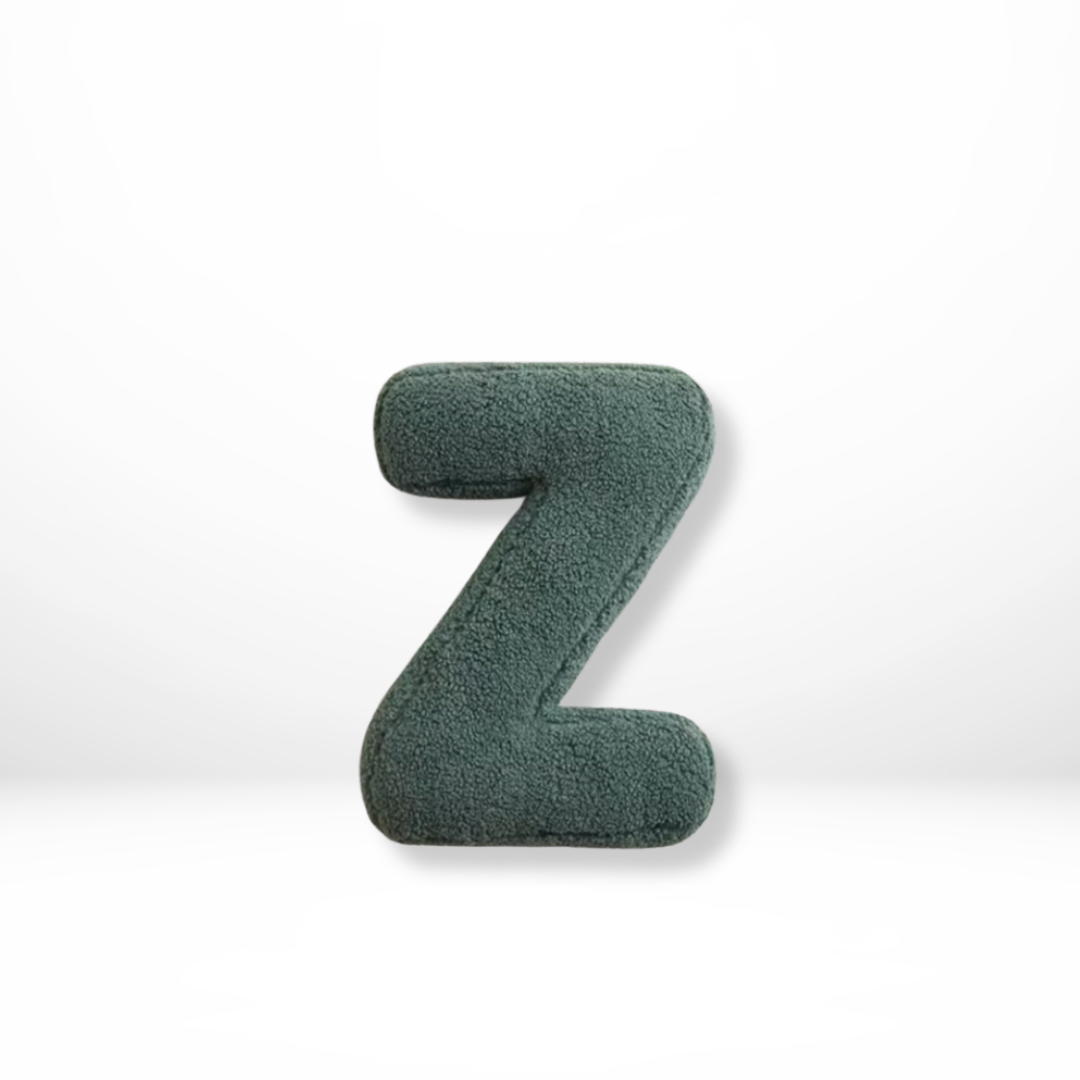 Brehn | Samt Alphabet Dekokissen Mit Buchstaben A Bis Z