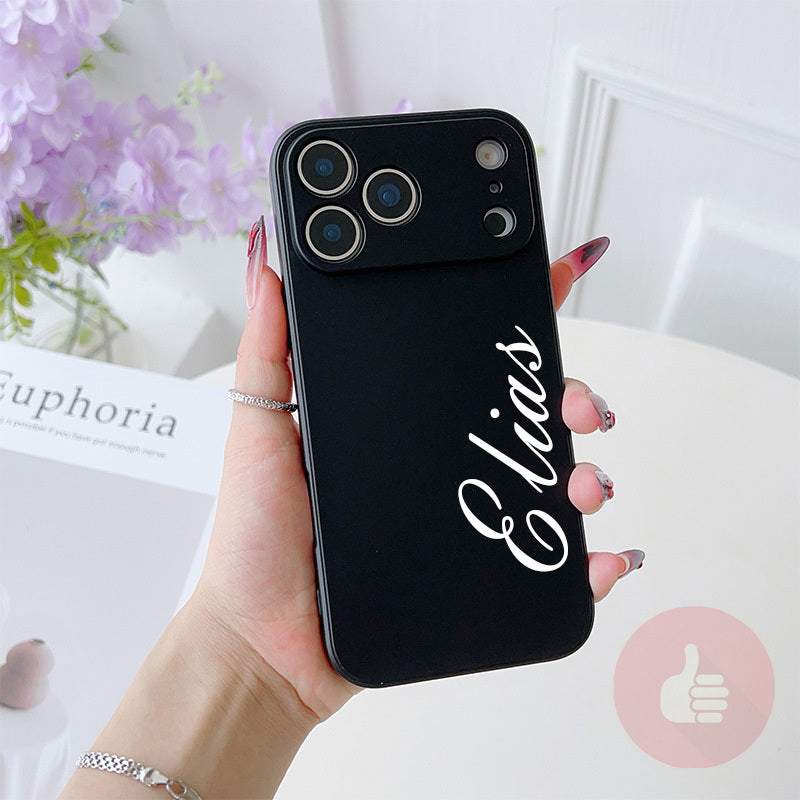 Personalisierte Flüssig-Handyhülle mit Namen für iPhone