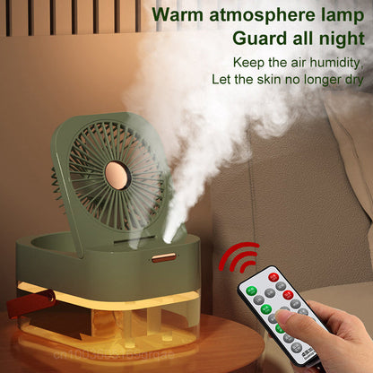 Portabler Spray-Ventilator mit Nachtlicht | Brehn