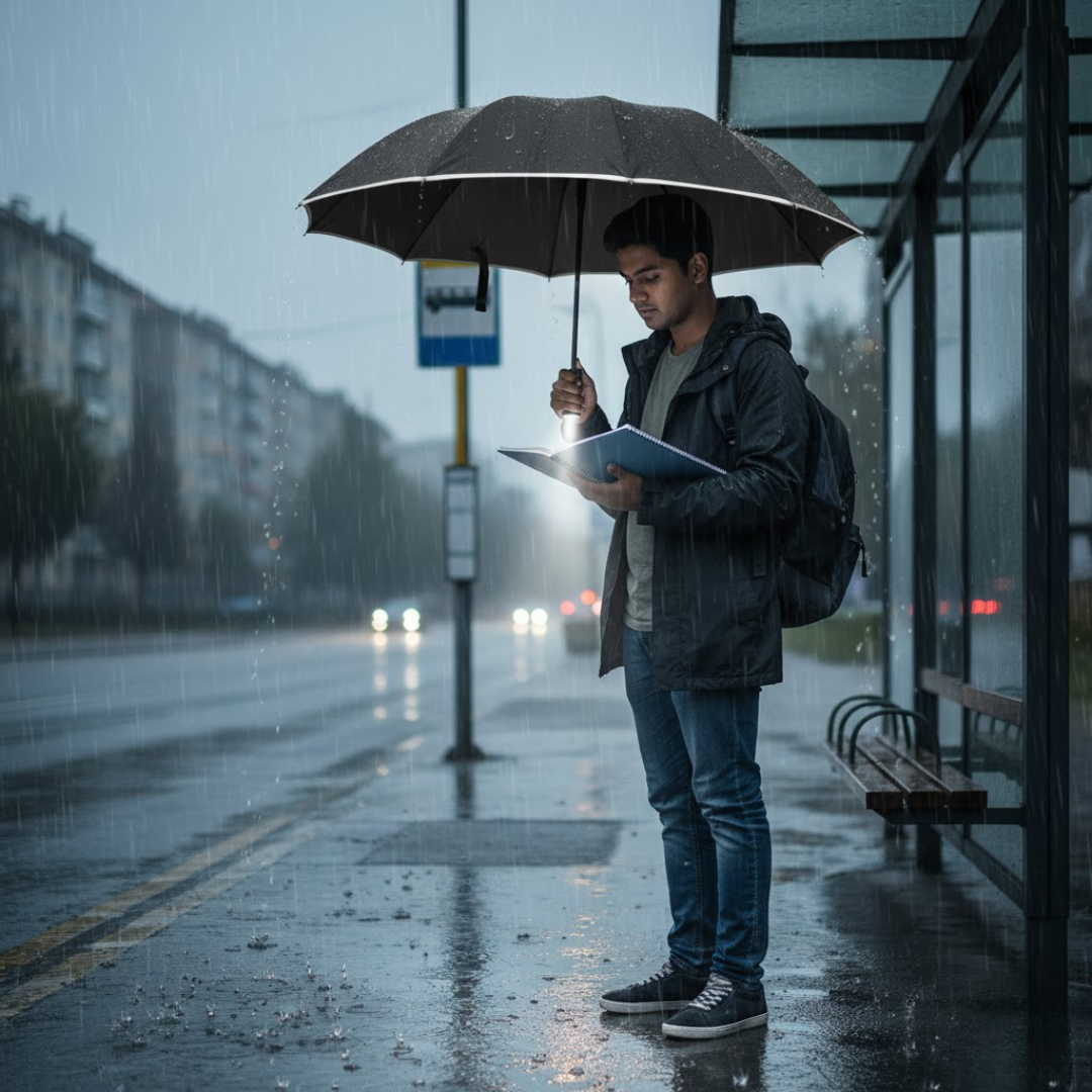 StormShield LED-Regenschirm mit Automatik | Brehn