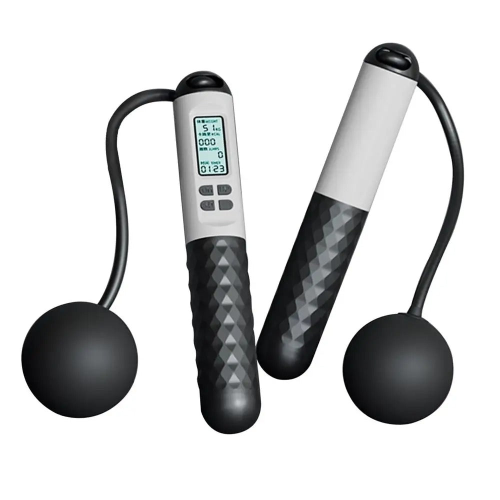 Kabelloses Springseil mit Zähler – Beschwerte Griffe für Home-Cardio-Workouts | Brehn