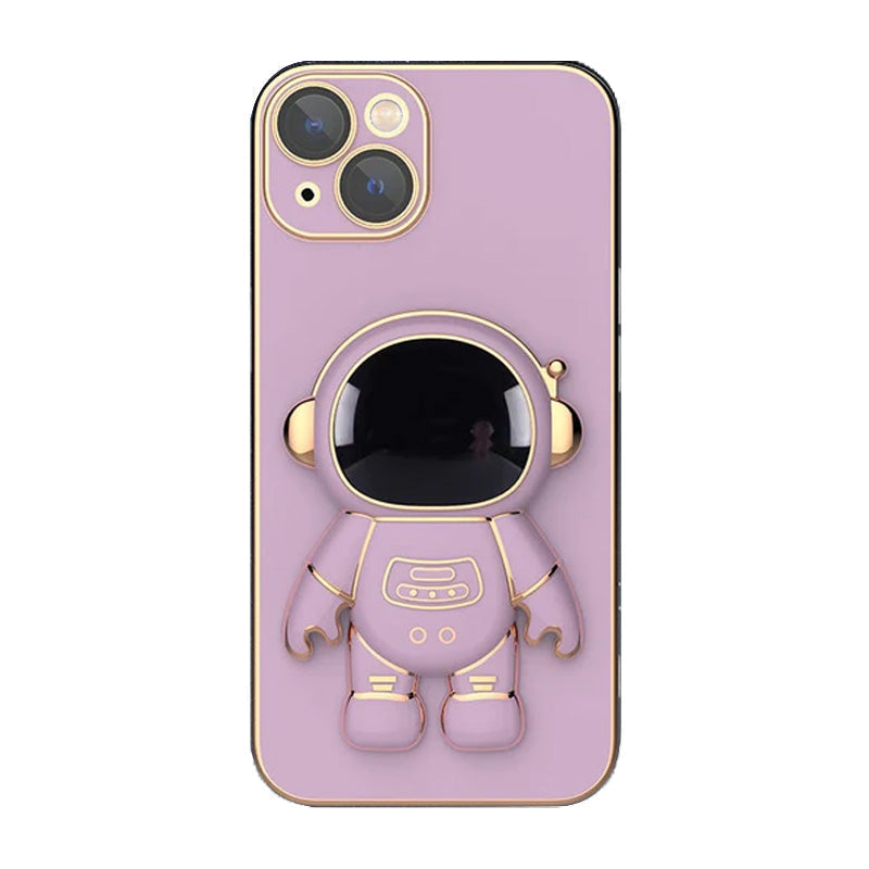 Brehn | 6D Plating Astronaut Versteckte Ständerhülle für iPhone