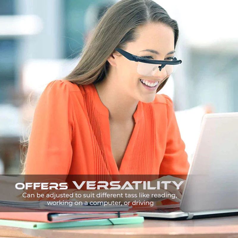 VisionShift Brille mit verstellbarem Fokus