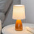 GlasDimm | Elegante USB dimmbare Tischlampe mit Glasfuß | Brehn