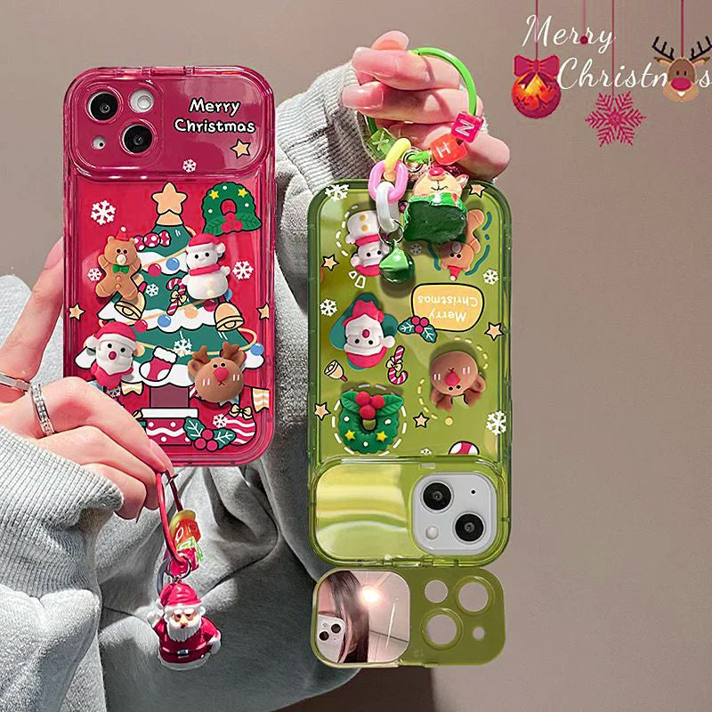 Brehn | Weihnachtsbaum-Anhänger iPhone-Hülle mit Spiegel