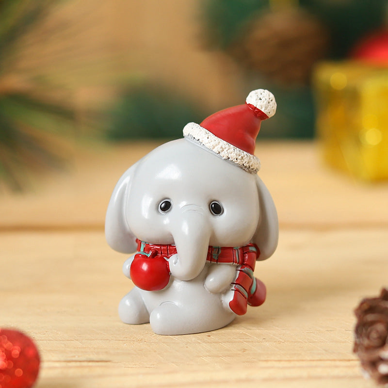 Brehn | Handgefertigte Tier-Weihnachtsmann-Ornamente
