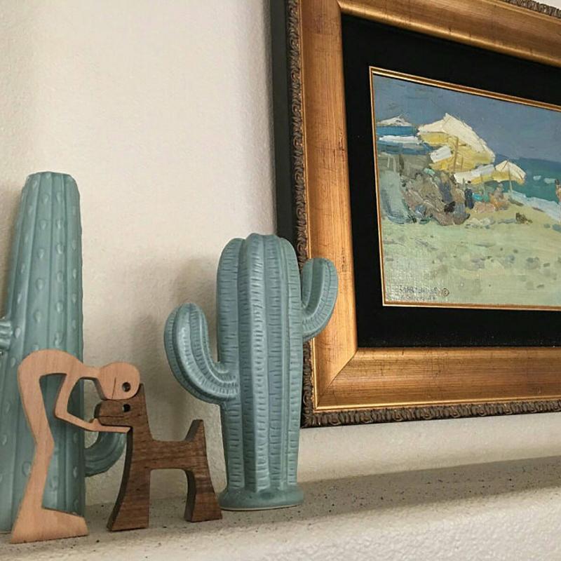 Brehn | Tierliebhaber Holzskulptur Tischdekoration