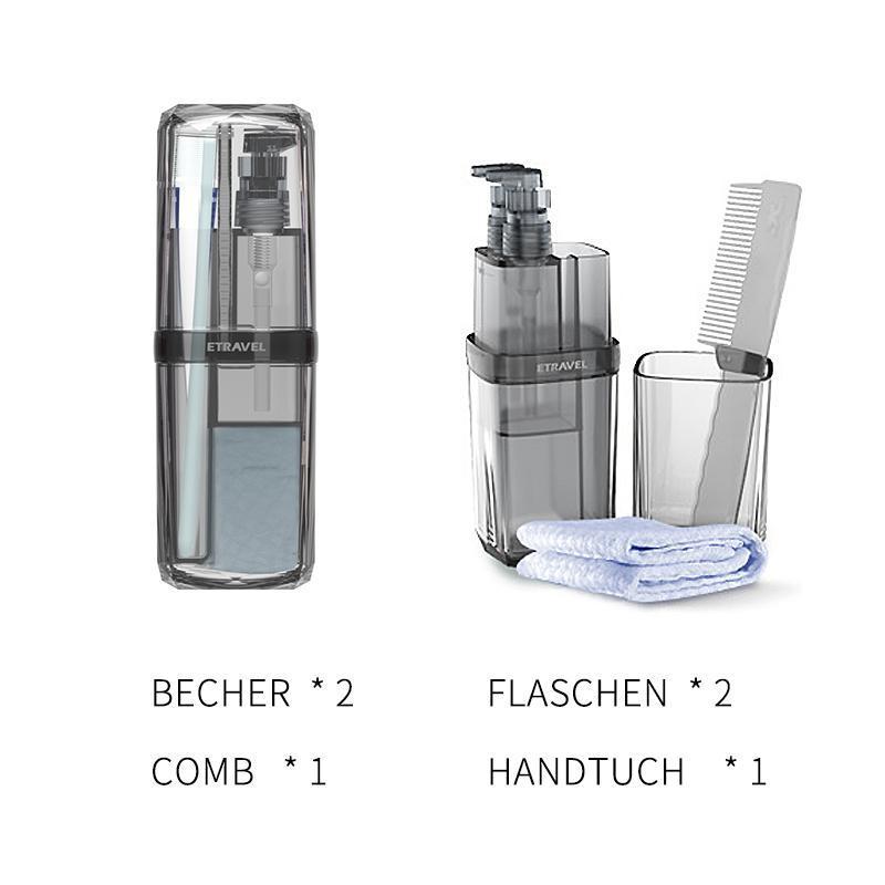 8 in 1 Kreatives Tragbares Reise Waschbecher-Set | Brehn