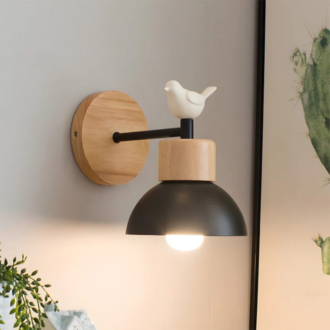 Brehn | Stilvolle Wandleuchte aus Holz