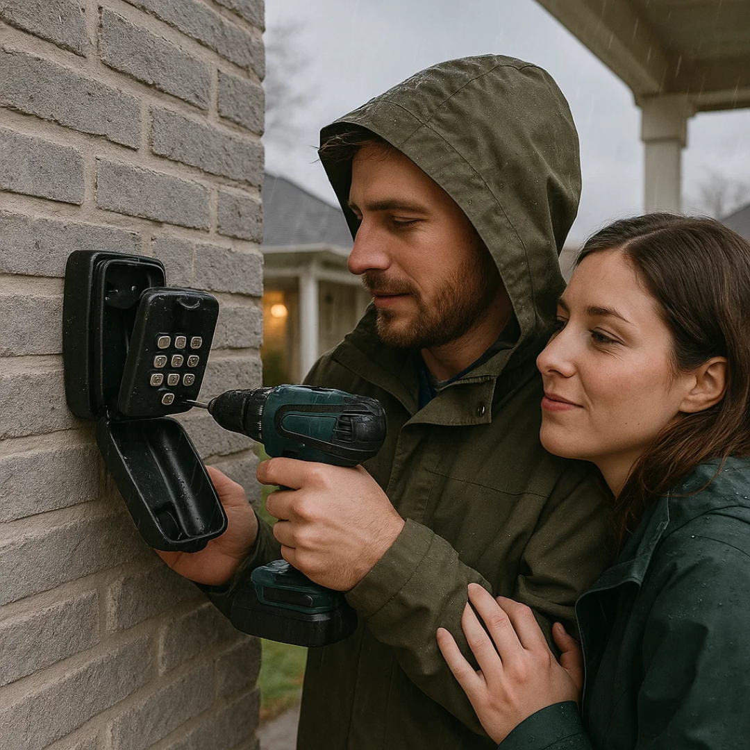 KeyGuard Outdoor Safe – Wetterfester Wandmontierter Schlüsselbox | Brehn