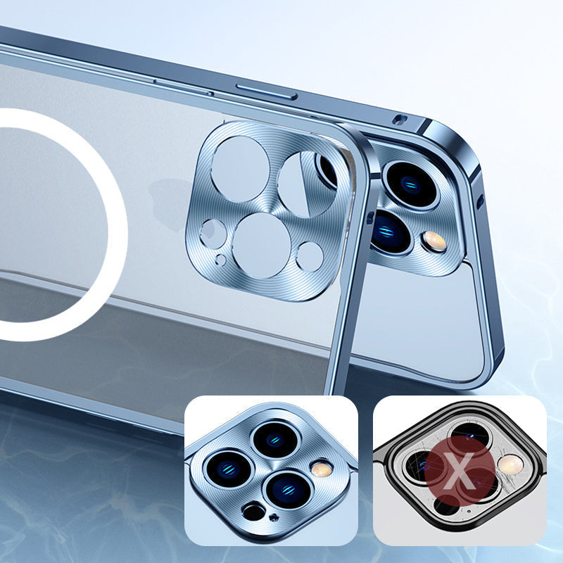 Magnetisches Gehäuse für iPhone mit Metallrahmen | Brehn