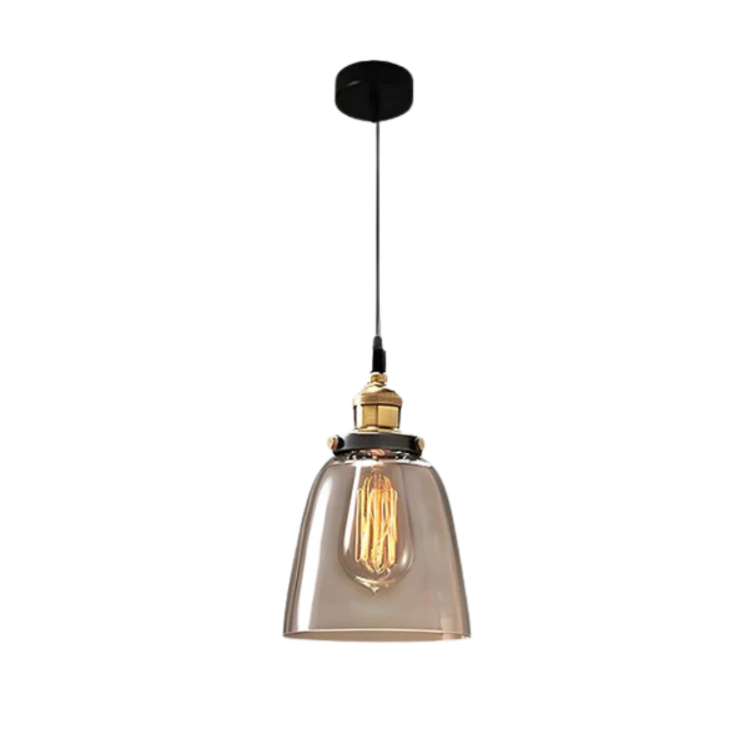 Brehn | Vintage Pendelleuchte Glas | Stylische Esstischlampe