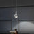Moderne LED-Pendelleuchte in Tropfenform – Adjustae Metall-Kronleuchter für Wohnzimmer, Schlafzimmer und Esszimmer