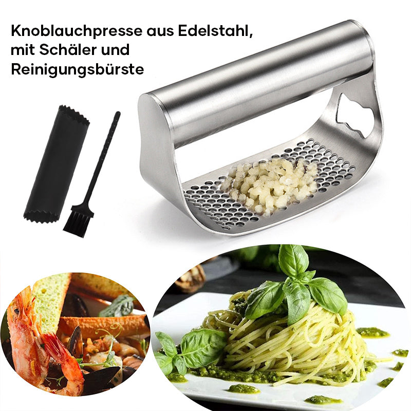 Neuer Knoblauchpresser aus Edelstahl | Brehn