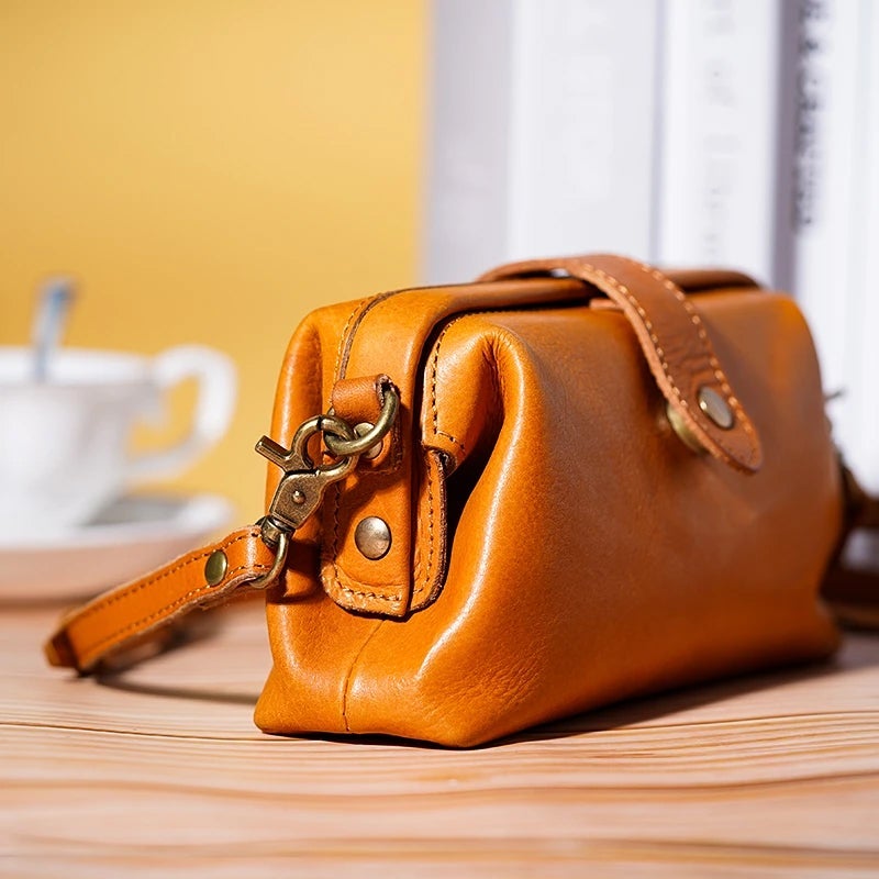 Brehn | Vintage handgemachte Ledertasche