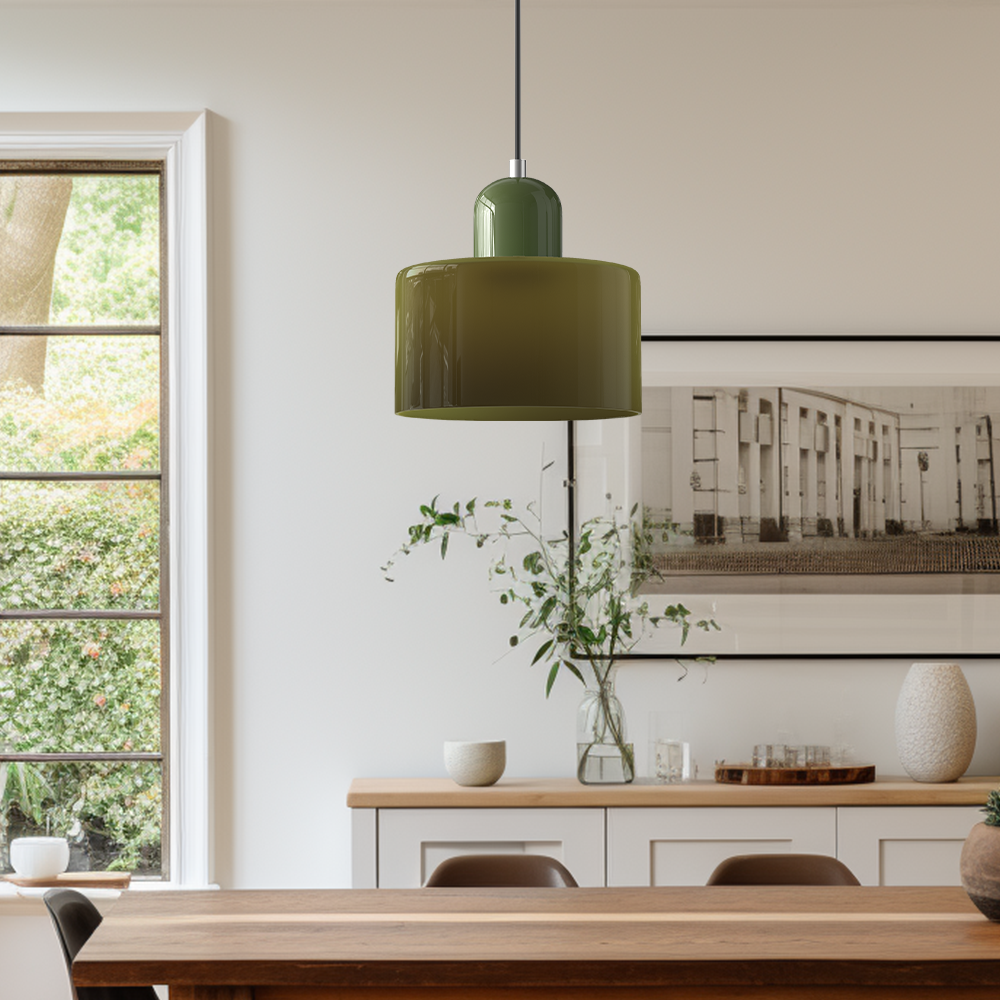 Brehn | Bauhaus Kreativ Glas Pendelleuchte - Kreatives Glas für ein elegantes Interieur