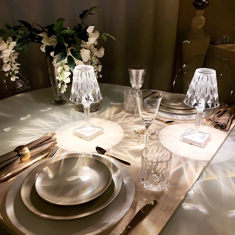 Kristall Tischlampe mit Touch-Steuerung - LumeCrystal | Brehn