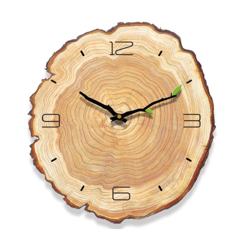 Brehn | Hölzerne Jahresringe Wanduhr