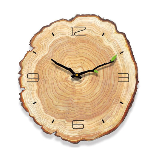 Brehn | Hölzerne Jahresringe Wanduhr