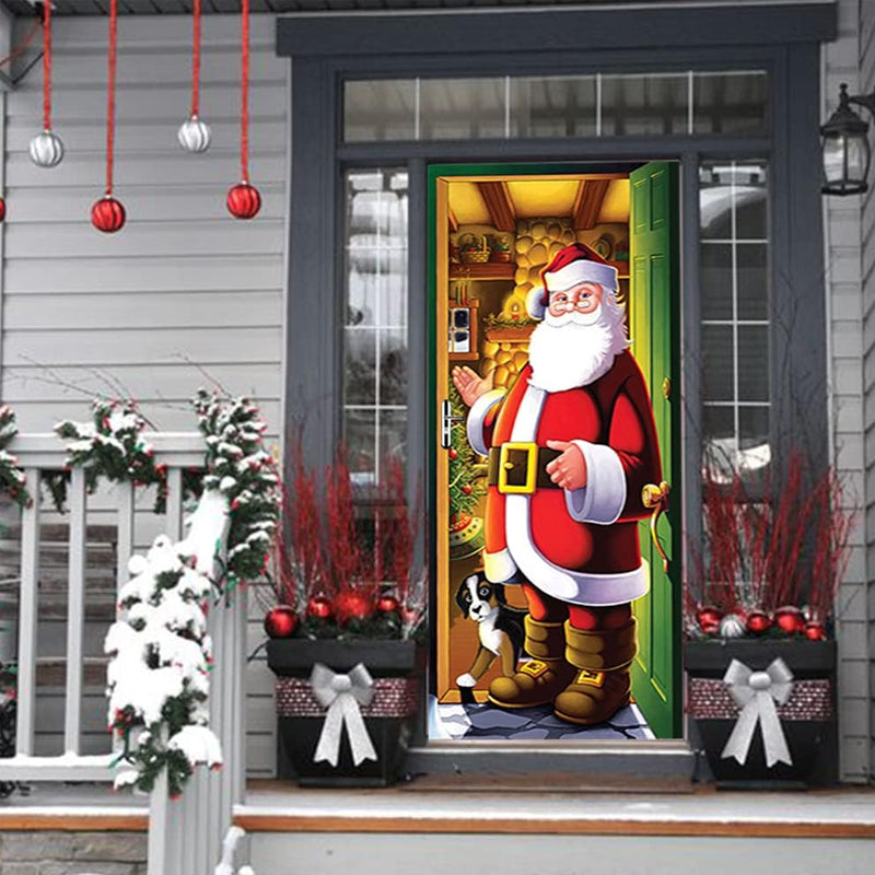 Brehn | Nightmare Before Christmas Außen dekorations Requisiten Weihnachts Elfen Tür Abdeckung