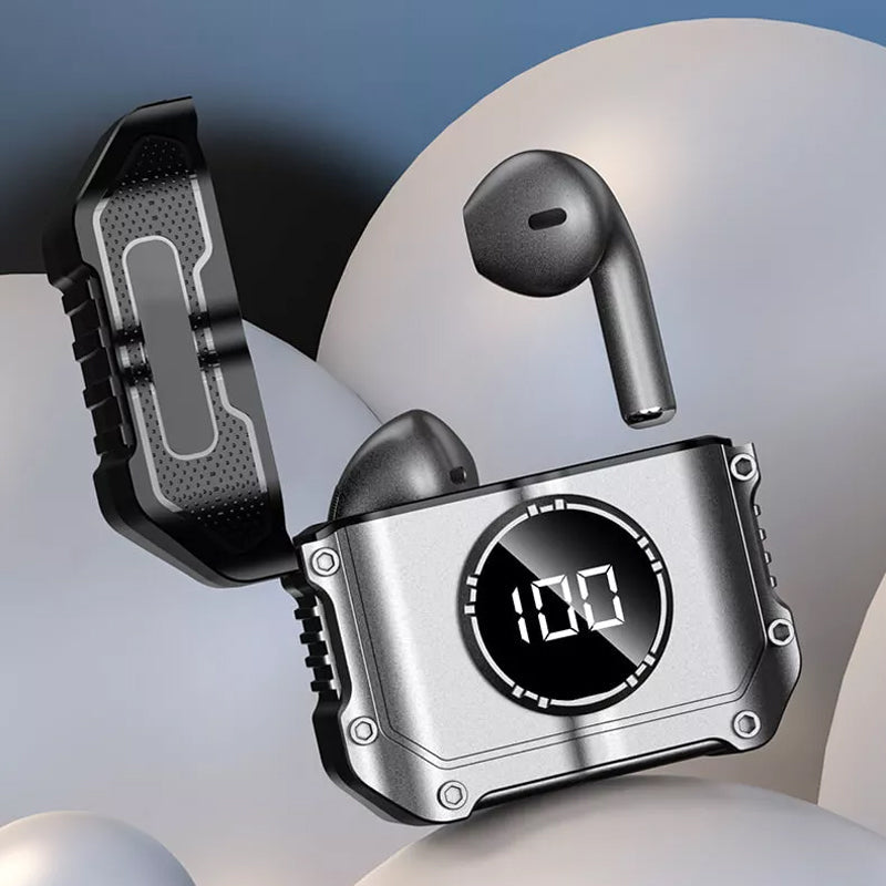 Bluetooth-Kopfhörer mit Geräuschunterdrückung und digitalem Display