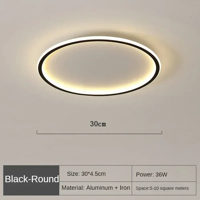 Skandinavische Runde Deckenlampe - AuroraSphere | Brehn