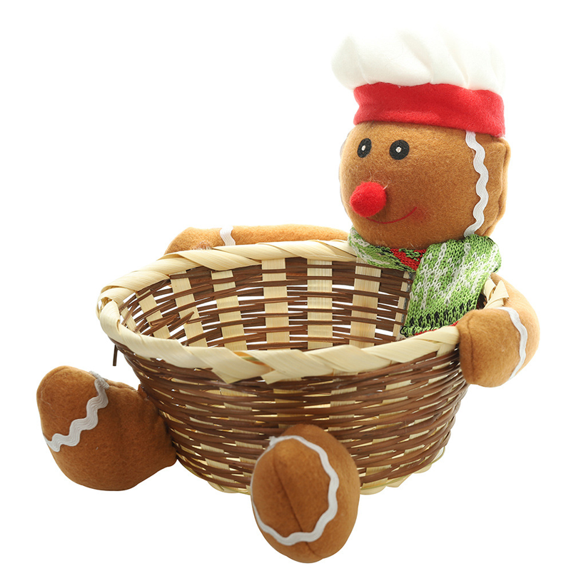 Brehn | Weihnachten Süßigkeiten Geflochtener Korb