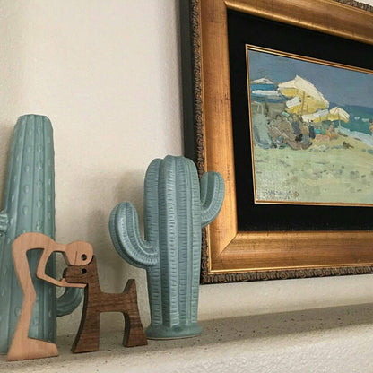 Tischornamente aus Holz für Tierliebhaber