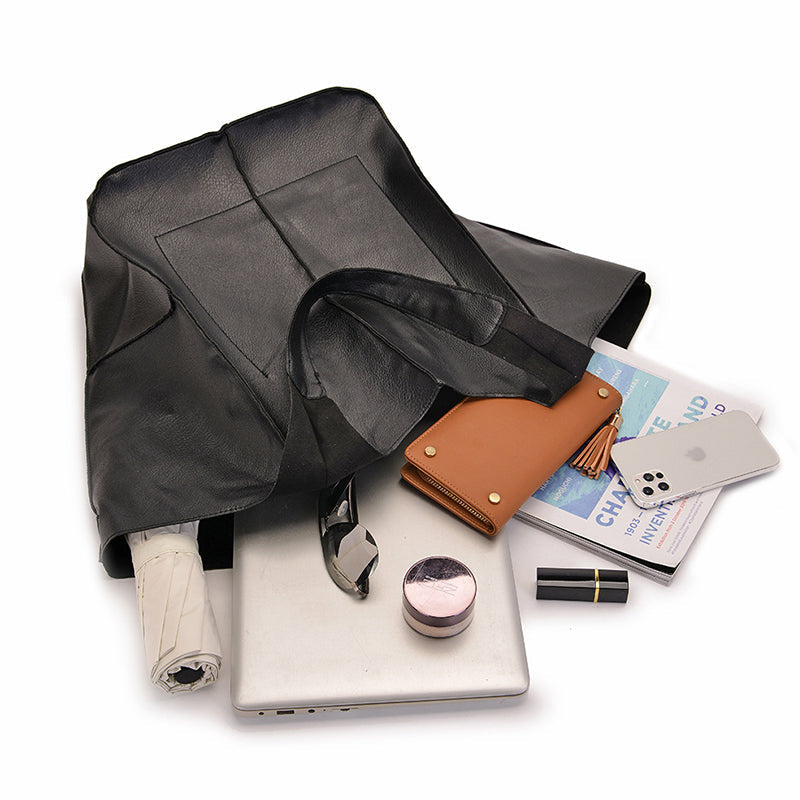 Übergroße Ledertasche