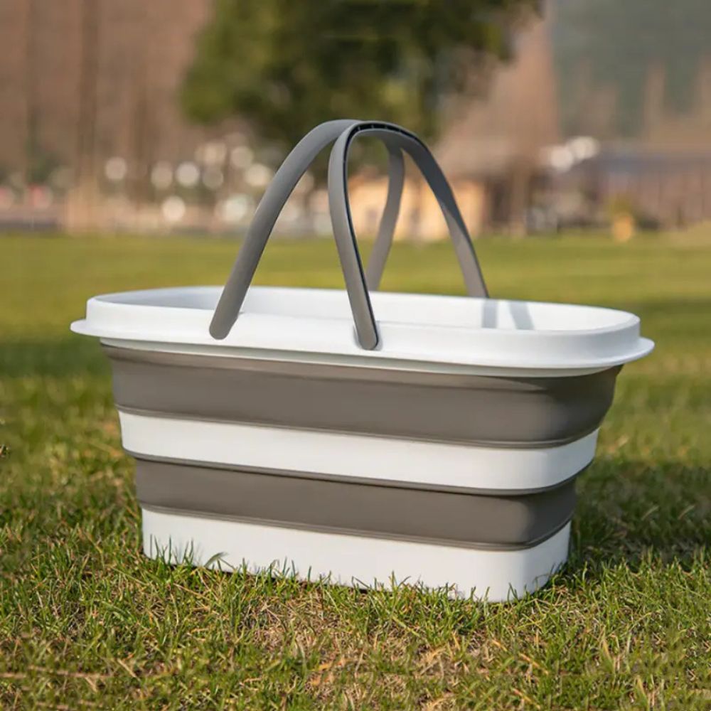 Faltbarer Ultra Flex Mehrzweckkorb – Für Camping, BBQ und Haushaltsgebrauch | Brehn